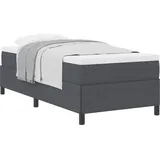 Maison Exclusive - Boxspringbett Dunkelgrau 90 X 200 Cm Cordstoff