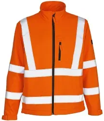 MASCOT® Warnschutz Softshelljacke CALGARY Safe Artic, fluororange 08005-159 , 1 Stück, Größe: XXL