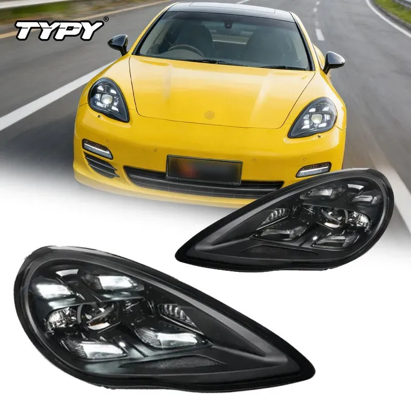TYPY Autoleuchten für Porsche Panamera, LED-Scheinwerfer, LED-Matrix-Scheinwerfer, Plug & Play, geeignet für 2010, 2011, 2012, 2013, 970, 970.1