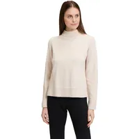 Betty Barclay Feinstrickpullover mit Rippenstruktur in beige, | Gr.: