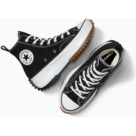 Converse Run Star Hike Damen Wide Schwarz/Weiß 35