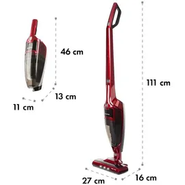 Klarstein TurboHybrid Staubsauger rot