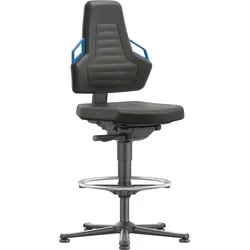 bimos Stuhl / Bürostuhl Nexxit 3 Gleiter Polster Griff blau