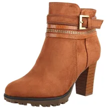 Elara Damen Stiefelette Ankle Boots Chunkyrayan 2018 C292-1-Camel-42