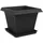 vidaXL Blumentopf 43 x 43 x 33,5 cm Schwarz