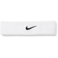 Nike Classic Stirnband, White/Black, One Size