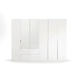 rauch ORANGE Kleiderschrank Ragona-Spin 271 x 229 cm Dekor Weiß Hochglanz