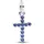 Pandora Kreuz Blau 794063C01
