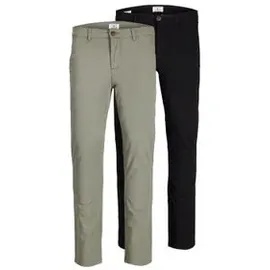 JACK & JONES Marco Dave Akm Hosen 2 Einheiten Black / Pack Dusty Olive 33 30
