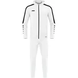 Jako Power Polyester Trainingsanzug mit Kapuze Damen 000 weiß 38