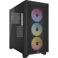 Corsair 3000D RGB Airflow, schwarz, Glasfenster (CC-9011255-WW)