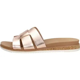 SKECHERS Desert KISS Low Peak Look Damen Schiebe-Sandalen, Gold, 41 EU