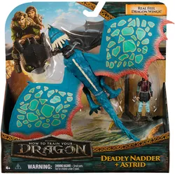 Drachenzähmen leicht gemacht - Wikinger & Drachen Actionfiguren-Set, Sturmpfeil & Astrid