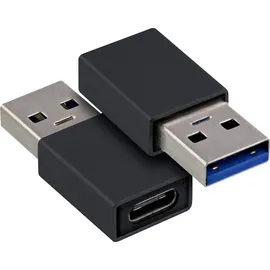 InLine InLine® USB 3.2 Gen 1 OTG Hub, USB Typ-C zu 3 Port Typ-A und 2 Port Typ-C, mit 3A Netzteil, schwarz
