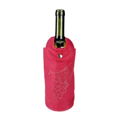 Tescoma Weinkühler Eis Chiller Stick mit Eisform Flaschenkühler Sekt Kühltasche