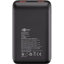 goobay Powerbank kompakt 20.000mAh (65869)