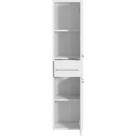 Badplaats Etna Badezimmerschrank 30 x 130 x 35 cm Weiß