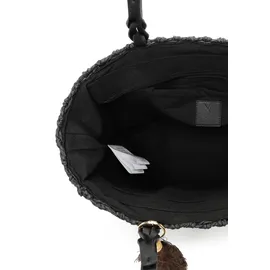 SURI FREY SFY Nandy Shopper Papierstroh Black