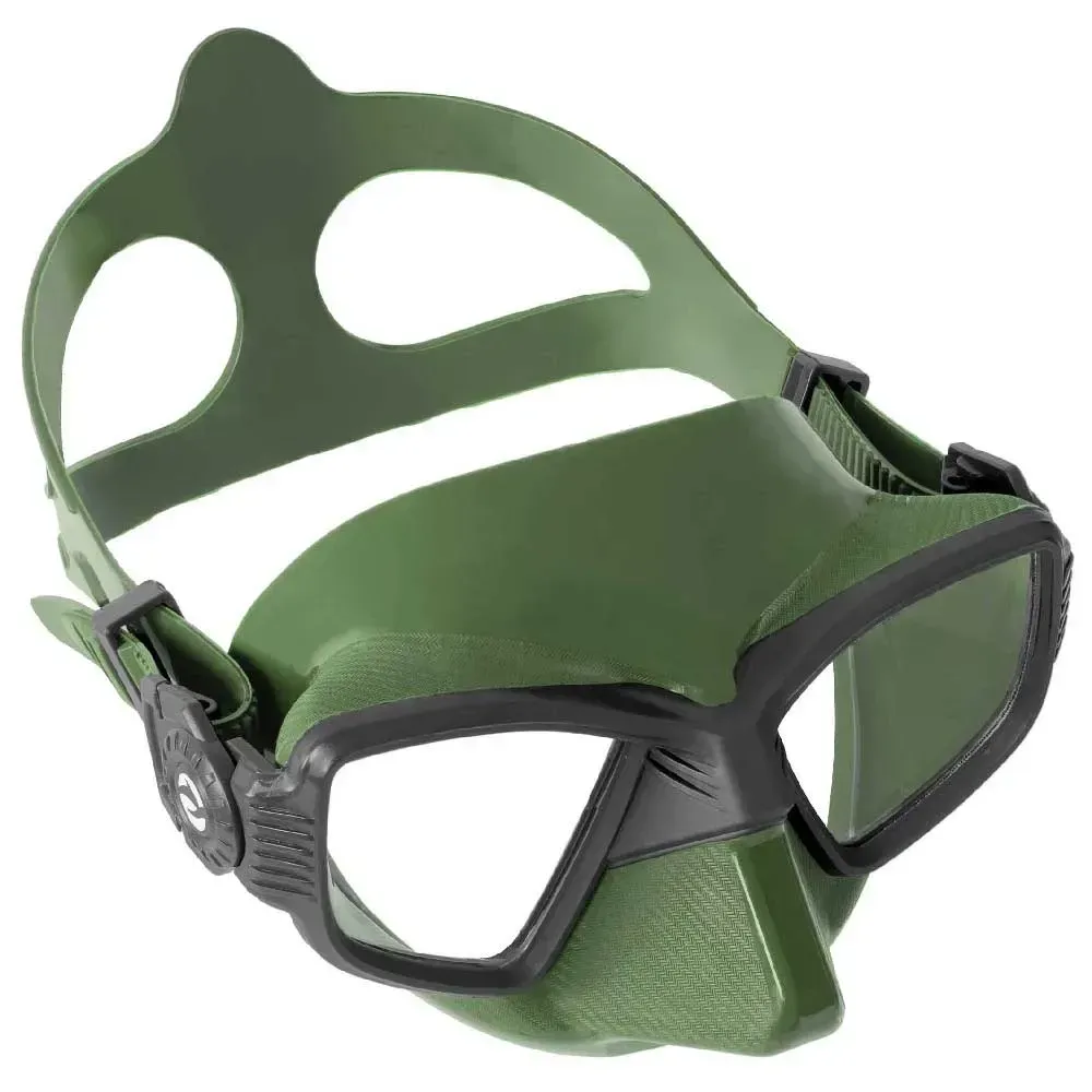 Abysstar Tortuga Speerfischen Maske - Green - One Size