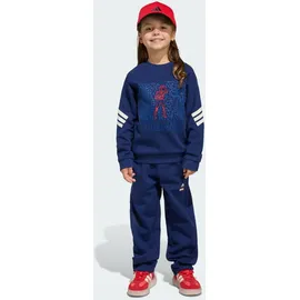 adidas Marvel Spider-Man Trainingsanzug Dark Blue/Off White 122