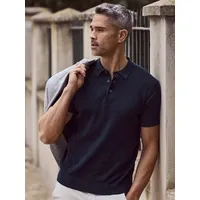Lerros Langarm-Poloshirt »LERROS Leichtes Sommer-Strick-Polo - Classic Navy S