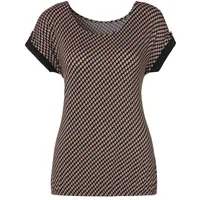 VIVANCE Kurzarmshirt Damen schwarz Gr.48/50