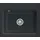 Villeroy & Boch Subway 60 S flat mittig pure black Handbetätigung 565 x 475 mm