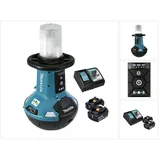 Makita DML 810 RF Akku LED Flächenlicht 18 / 36 V ( 2 x 18 V ) 5500 lm IP54 + 2x Akku 3,0 Ah + Ladegerät
