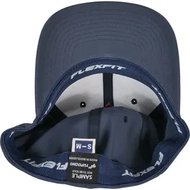 Flexfit Recycled Polyester Baseballkappe blau S/M