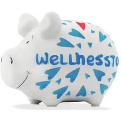 KCG Spardose Schwein klein weiß 100857/10027117 Wellnesstag