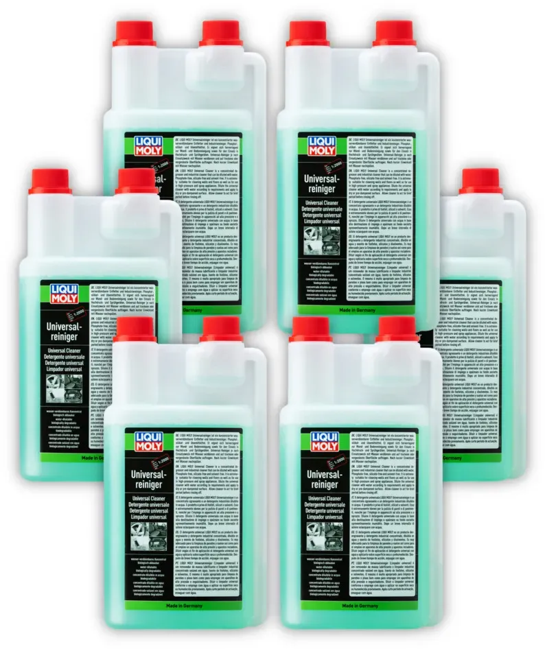 6x 1L LIQUI MOLY 1653 Reiniger Universalreiniger Kaltreiniger Universal-Reiniger