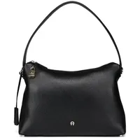 Aigner Delia Henkeltasche Leder Schwarz