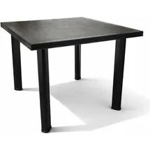 Mojawo Gartentisch 80 x 75 x 72 cm Anthrazit