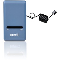 Ecowitt Funk-Wetterstation Gateway - Thermometer Hygrometer Luftdruck Innentemperatur, Sensor GW1100 für Haus, IOT, Basisstation für Sensorserie Ecowitt