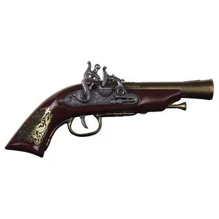 Historische Deko Steinschlosspistole