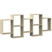 vidaXL Wandregal 159 x 18 x 65 cm Braun