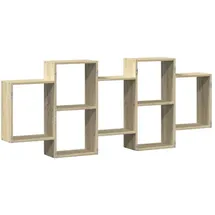 vidaXL Wandregal 159 x 18 x 65 cm Braun