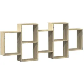 vidaXL Wandregal 159 x 18 x 65 cm Braun