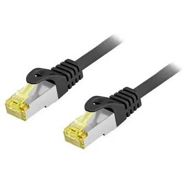 Equip Cat6A S/FTP Outdoor-Patchkabel, 25m, schwarz