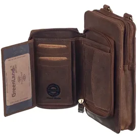 GREENLAND Nature Handytasche Montenegro Phone Bag / Wallet Brown
