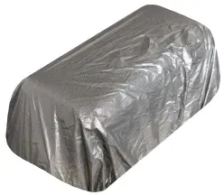 NITRAS Armrest cover Liegenabdeckung, schwarz, L 422601 , 1 Karton = 8 Packungen à 50 Stück