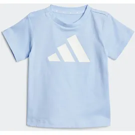 adidas I BL T-SET 160 Trainingsanzug Glow Blue/White 80