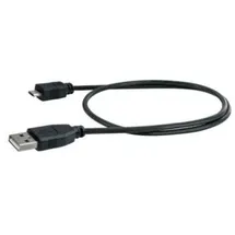Schwaiger - Micro Usb Sync & Ladekabel 1 M, Schwarz Elektrische Kabel & Leitungen