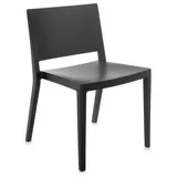 Kartell Lizz Stuhl Schwarz/Kunststoff - Schwarz