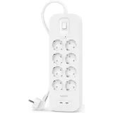 Belkin Steckdosenleiste 2 m Weiß 8 St.