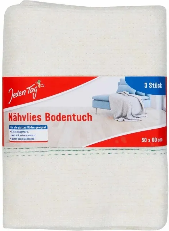 Jeden Tag Vlies-Bodenwischtuch 50x60 cm