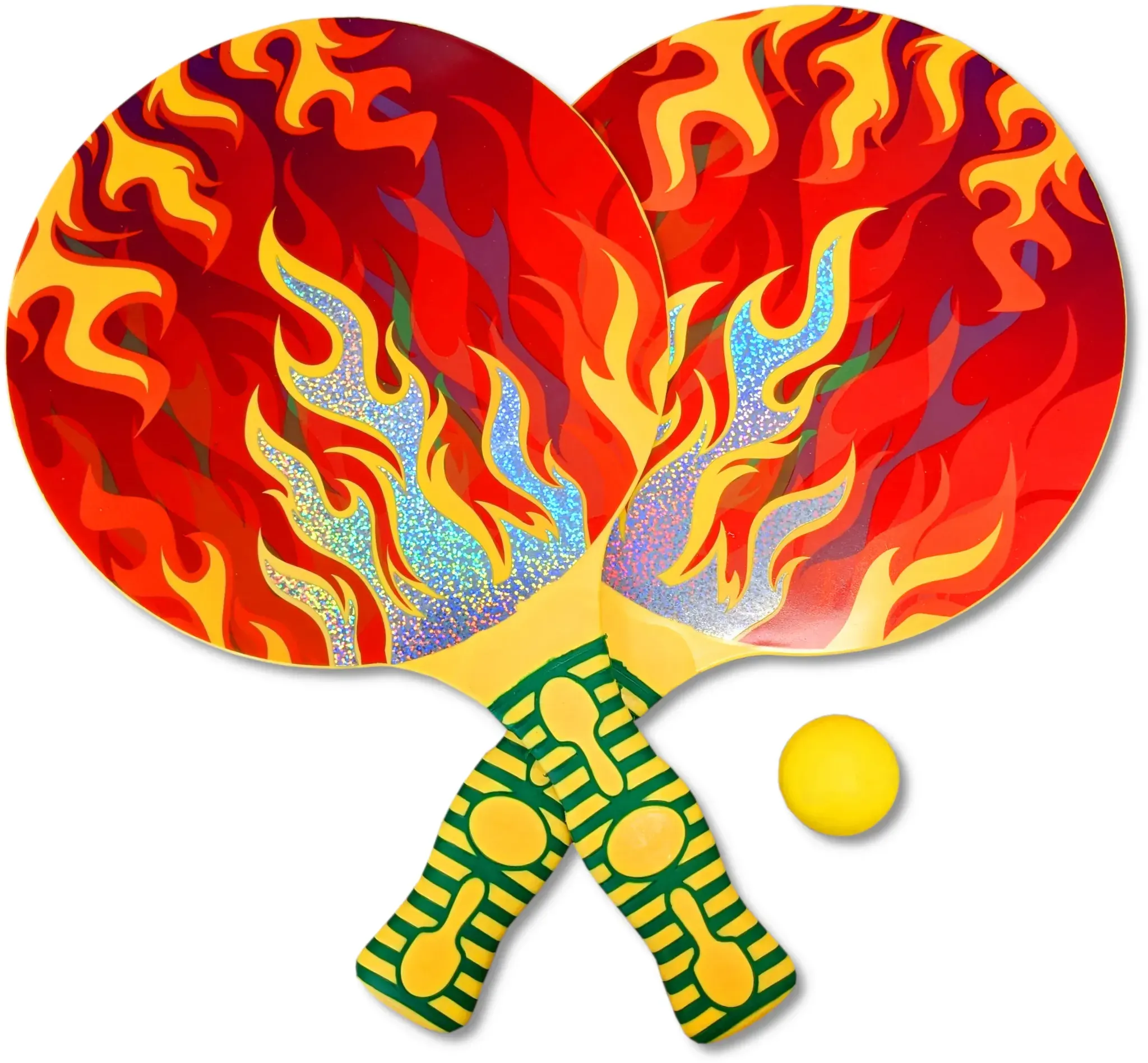 Toi-Toys - GO PLAY Beach Tennis - Flames, 2 Schläger + Ball