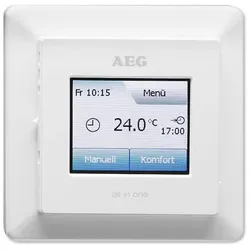 AEG Fußbodentemperaturregler FRTD 903 TC Art. 233919, Heizung, weiß