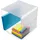 Deflecto Aufbewahrungsbox Cube 15,3 x 15,3 x 18,3 cm 1-tlg. transparent