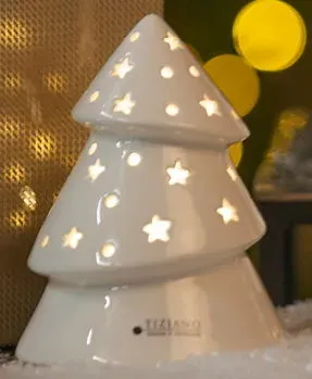 Weihnachtsbaum Venta LED 18cm cremeweiß